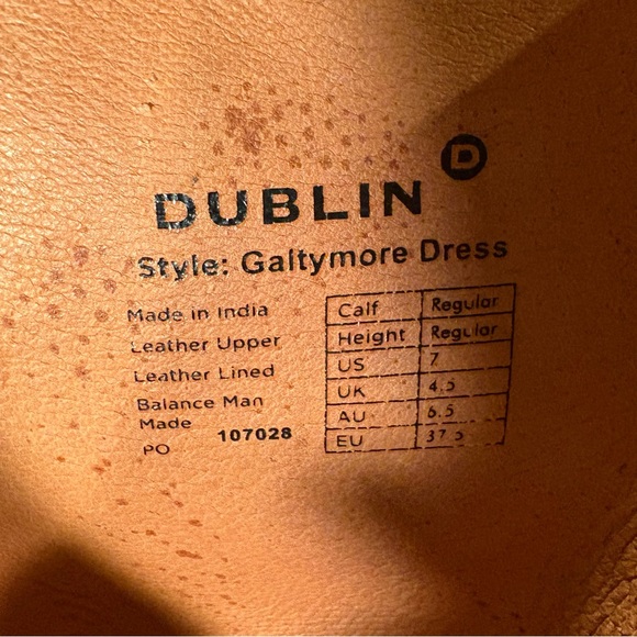 Dublin Galtymore tall leather equestrian boots. - Picture 10 of 11